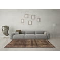 thumbnail image 3 of Ahgly Company Indoor Square Persian Brown Bohemian Area Rugs, 8' Square, 3 of 4