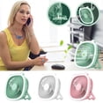 thumbnail image 1 of Xihbxyly Ventilador de Pared, 3 Velocidades Ajustables, Mini Ventilador Recargable Por Usb, Rotación de 360° para Aire Fresco, Luz Nocturna Práctica, Diseño Compacto, Ideal para Oficina En Casa, Port, 1 of 1