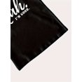 thumbnail image 4 of Stylish Nah Print Crew Neck Tee - Soft, Breathable, Short Sleeve, Casual Wear for Outdoor Activities - Men's Comfortable Clothing for Everyday Adventures, 4 of 6