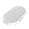 thumbnail image 3 of Non-Slip Bath Mat with Suction Cups, TPE Plastic Shower Floor Mat, Anti-Slip Bathtub Mat for Elderly & Klds, Quick-Drain Honeycomb Design, Non-Slip Bathroom Mat for Wet Floors, 27.1x15.3 Inches, 3 of 6