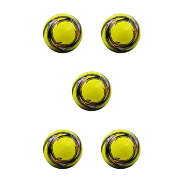 Baohd Durable Soccer Ball For Competitive Foot Training And Long-lasting gold No.5 5Set