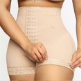 thumbnail image 1 of Fajas Colombianas BBL Stage 2 Shapewear Shorts High Compression Postpartum Girdle High Waist Control Panties Butt Lifter, 1 of 5