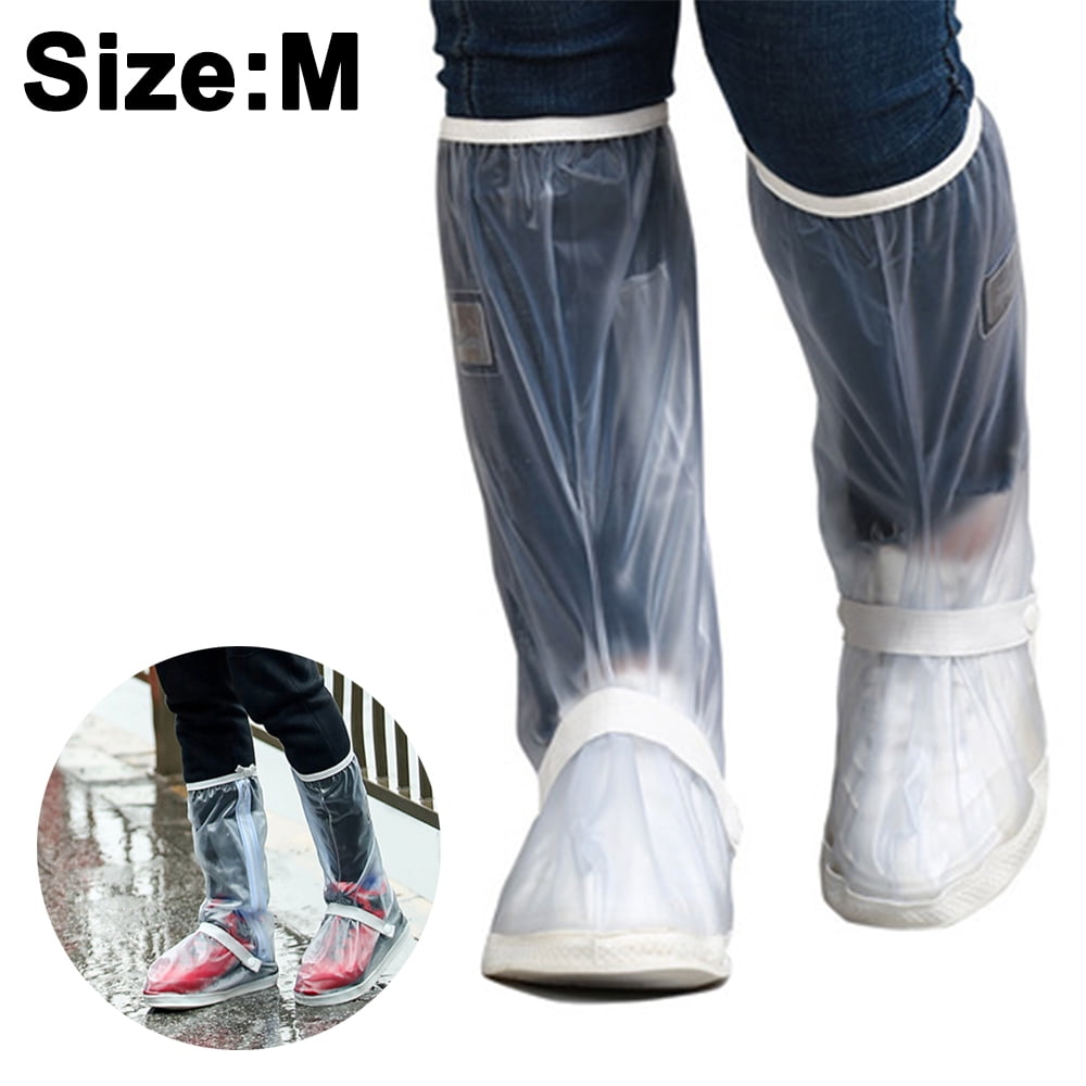 Unisex Reusable Rain Snow Shoe Covers Waterproof Overshoes Anti-slip Boots Gear 
