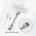 thumbnail image 4 of Universal Gas Valve Key, Fireplace Key for Fire Pit and Fireplace, Gas Key with Polished Chrome Fits 1/4" and 5/16" Gas Valve Stems, 4 of 7