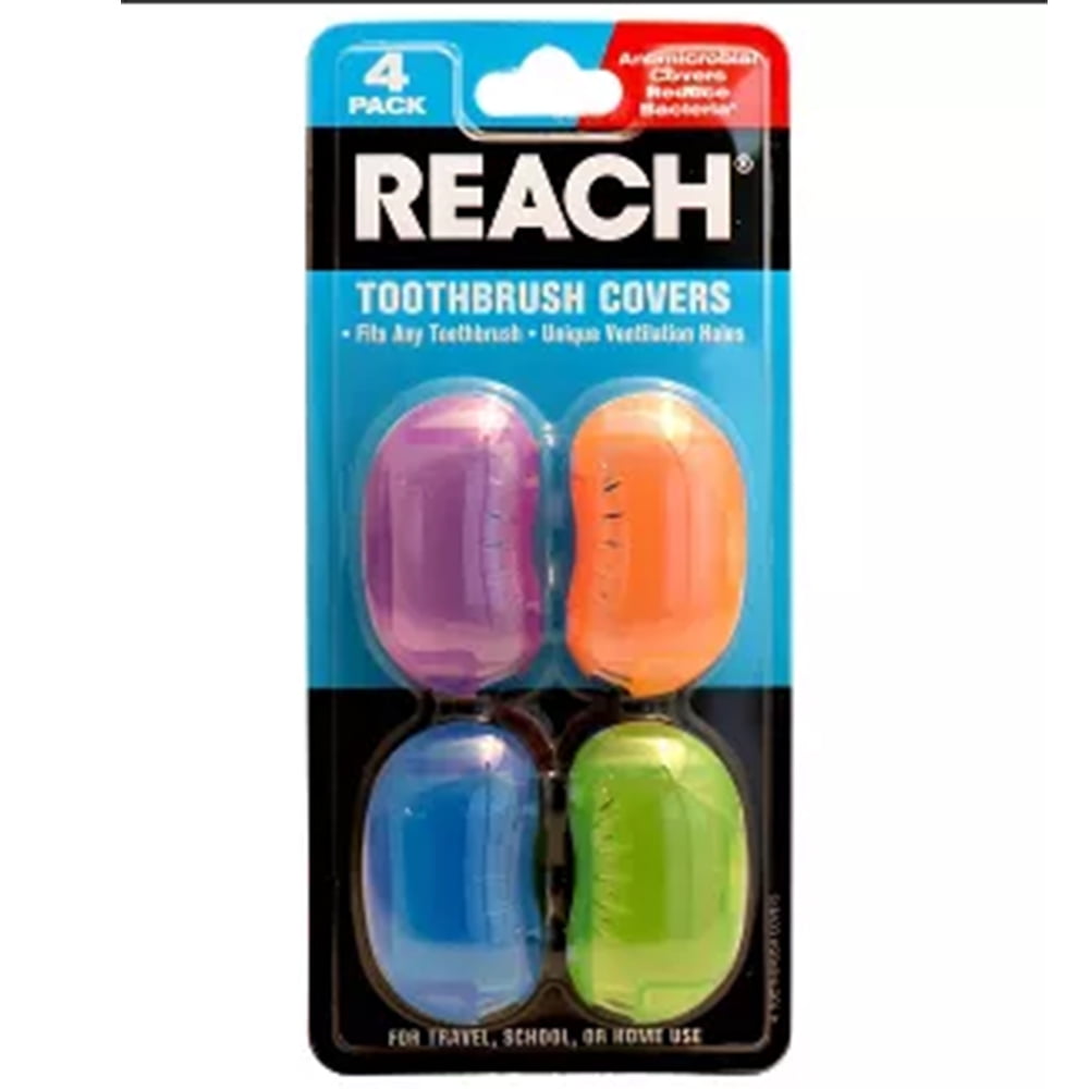 Reach Toothbrush Cover Travel Pack 4ct Walmart Canada