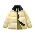 thumbnail image 1 of Ceisia Men's Stand Collar Warm Sports Zipper Jacket Windproof Quilted Gift Padded Casual Outerwear, 1 of 4