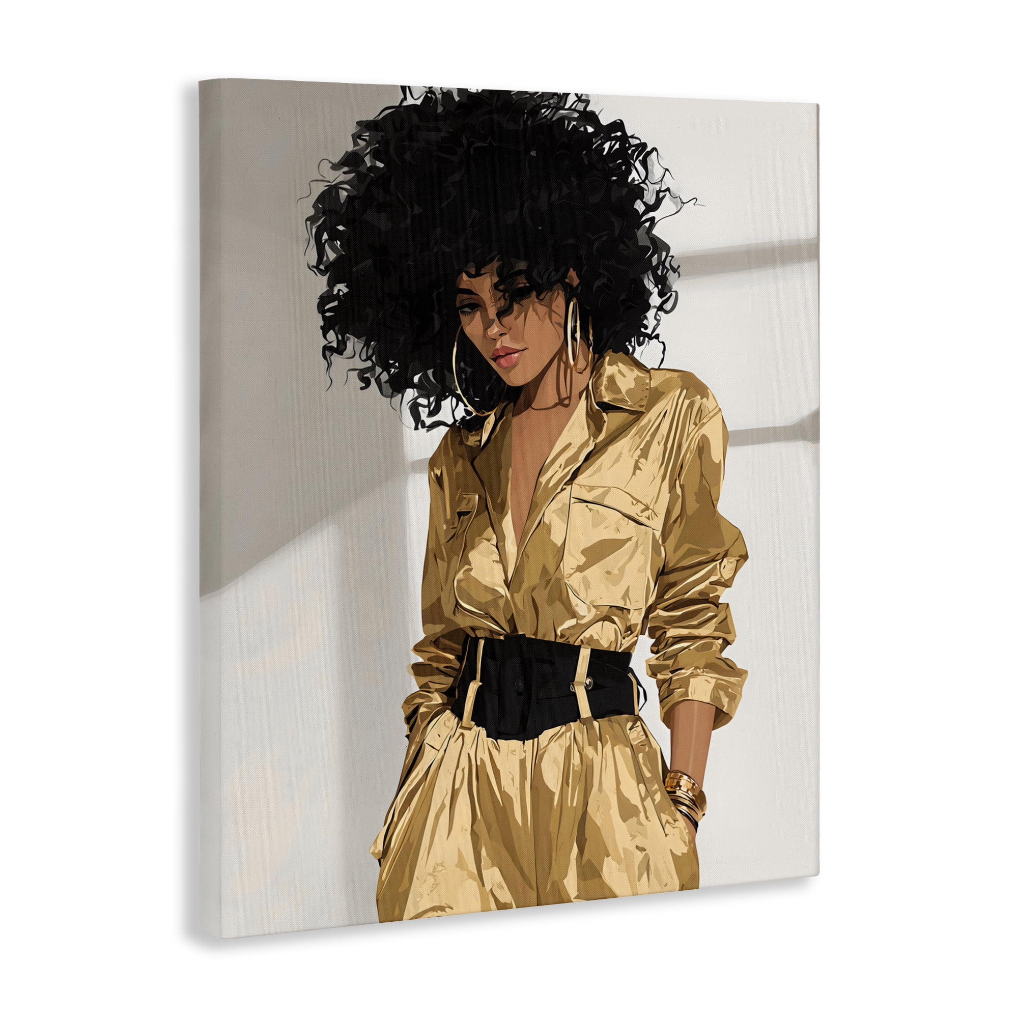Stupell Industries Elegant Woman in Chic Jumpsuit Canvas Wall Art, design by Franklyn Gregory
