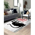 thumbnail image 4 of Painting Rugs, Soft Rugs, Saloon Rug, Banksy Rug, Non Slip Rug, Home Decor, Painting Rug, Living Room Rugs, I'm Out Of Bed Rugs, Modern Rug, 3.3'x9.2' - 100x280 cm, 4 of 8
