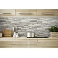 thumbnail image 4 of NextWall  Reclaimed Wood Plank Peel and Stick Removable Wallpaper Charcoal & Grey, 4 of 5