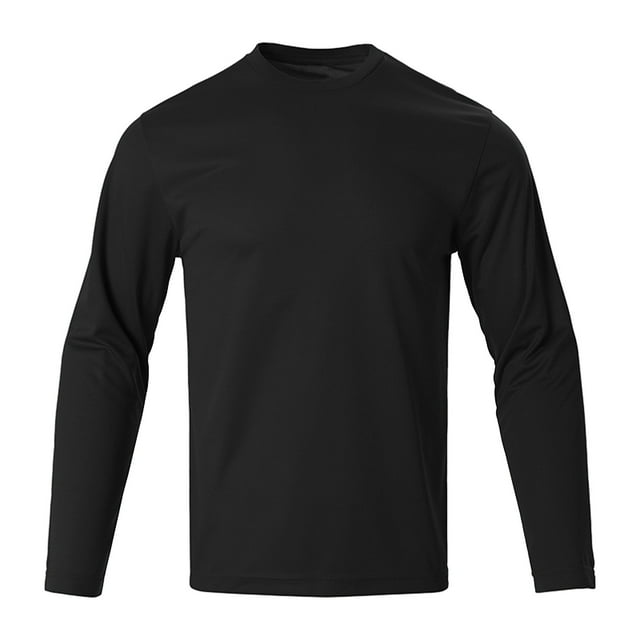 MAOWAPLG Haut/chemise pour Hommes à Séchage Rapide, Coupe Ample, Sport, Mode, à Manches Longues, Col Rond