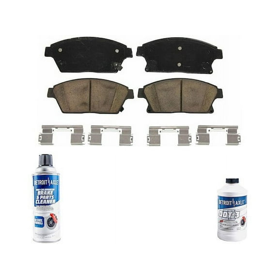 Front Brake Pad Set - Compatible with 2015 - 2017 Chevy Trax 2016