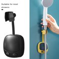 thumbnail image 3 of Soporte de ducha universal sin perforaciones Soporte de cabezal de ducha de baño ajustable Ventosa Base fija, Negro Jumpingount HA002528-03, 3 of 6