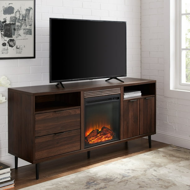 Manor Park Modern Fireplace TV Stand for TVs up to 66 ...