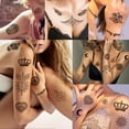 thumbnail image 4 of Yazhiji 40 Sheets Henna Temporary Tattoo for Women and Girls Sexy Fake Tattoo Stickers, 4 of 6