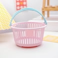 thumbnail image 4 of Decodeary Panier de Rangement Portable avec Grande Capacité pour Rangement Pratique Divers Styles au Choix Bleu Bébé Circulaire 1Ensemble, 4 of 6
