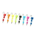 thumbnail image 3 of 8 Pieces Mini Color Padlocks travel Luggage Computer with two keys Kids Color Classification Ability Training 8 Color, 3 of 5