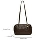 thumbnail image 3 of Bolso Hombro para Mujer Con Boston Tote Bag Cuero PU El (café), 3 of 3