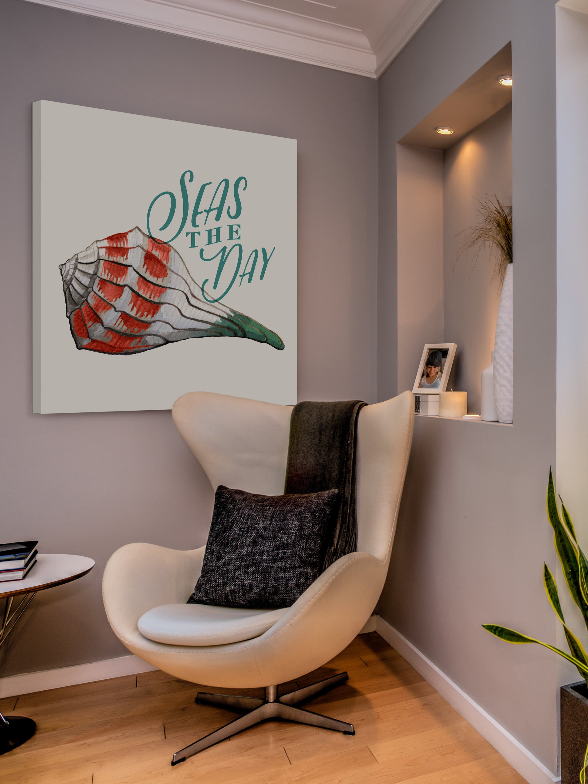 "Seas the Day 2" Painting Print on Wrapped Canvas