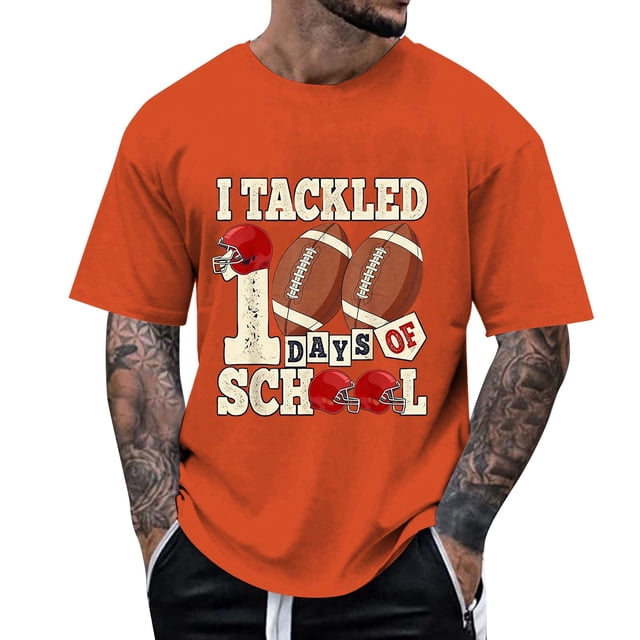 Graphic Tee For Everyday Spring Summer Wear Featuring Print Design Lightweight Breathable Short Sleeve Casual Shirt For Daily Use