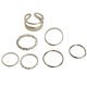 thumbnail image 2 of Anillo de dedo abierto jinwen Cadena en capas Cobre Oro Plata Kits de anillos abiertos, 2 of 8