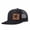 Black and black net, variant on Five-pointed star patterned leather cap, suitable for travel and outdoor wear, men's breathable adjustable baseball cap with mesh netting