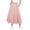 Pink, variant on Edvintorg Clothes for Girls Fashion Plaid Elastic Waisted A-Line Maxi Skirt with Pockets Summer Casual Beach Skirts