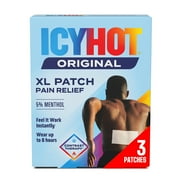 Icy Hot Medicated XL Backpatch (3 Ct), No Mess Pain Relief