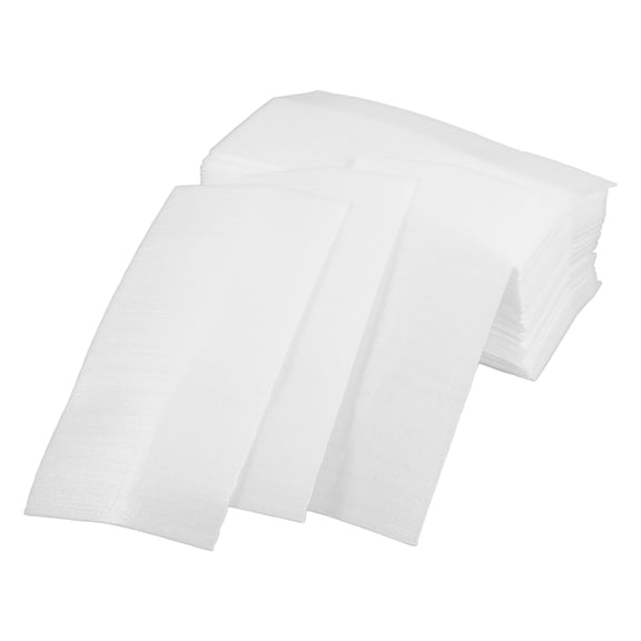 LOLIPPYY 100Pcs Dish Packing Kit White Epe Foam Sleeves for Fragile Item Moving and Shipping