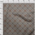 thumbnail image 3 of oneOone Polyester Spandex Gray Fabric Asian Suzani Craft Projects Decor Fabric Printed By The Yard 56 Inch Wide, 3 of 5