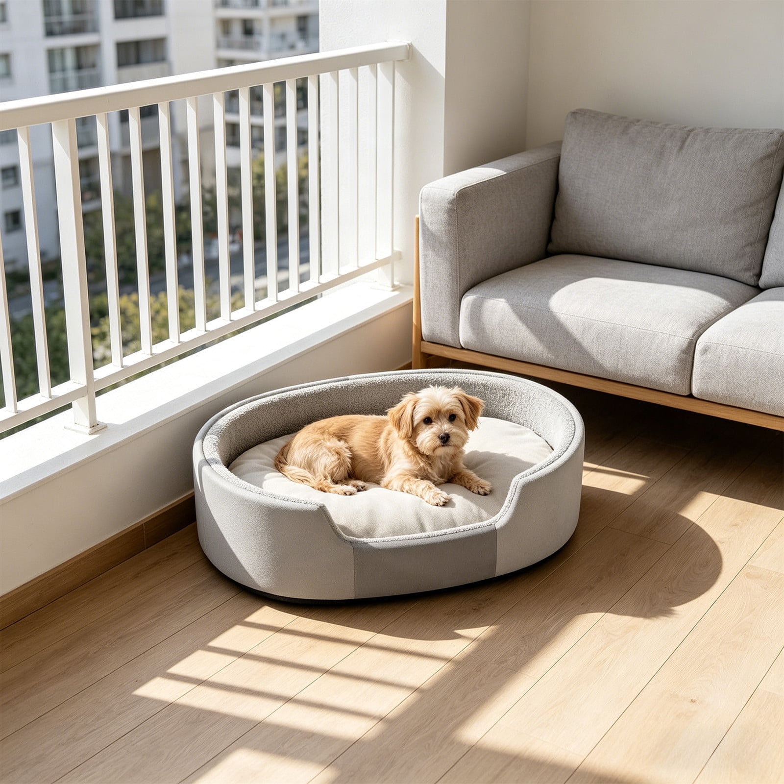 Cat Dog Beds for Indoor All Season Cats Pet Kennel Washable Cats Bed Dog Blanket with Removable Cover Bed Pad