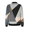 thumbnail image 5 of Jamicy Womens Jackets Clearance Sale Bomber Jacket for Women Lightweight Zip Up Long Sleeve Casual Jacket Trendy Patchwork Color Block Sport Outerwear, 5 of 5