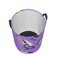thumbnail image 3 of Phineas And Ferb Laundry Basket Circular Laundry Hamper Dirty Clothes Storage Bucket Toy Organizer With Handles For Bedroom Bathroom College Dorm Small, 3 of 8