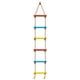 thumbnail image 1 of Divertida escalera de cuerda para escalar con correas de 6 secciones para columpios y ejercicios infantiles. Tizón, 1 of 9