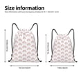 thumbnail image 2 of Xecao Rainbow Pattern Sports Drawstring Backpack - String Swim Gym Bag with Wet Proof Pocket for Women&Men-Medium, 2 of 6