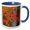 Blue/White, variant on 3drose, Sassafras Trees, Stephen Forbes State Park, Autumn, Marion County, Il, 11oz Two-tone Blue Mug