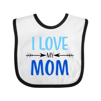 Inktastic I Love My Mom Mothers Day Boys or Girls Baby Bib