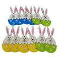 thumbnail image 2 of Sijial 10pcs Easter Pendent Colorful Home Decor Wooden Easter Cartoon Rabbit Egg Decoration For Party, 2 of 3