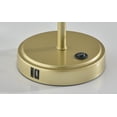 thumbnail image 6 of Mainstays Gold Metal Stick Table Lamp with USB and USB-C Ports, 19 in, 6 of 7
