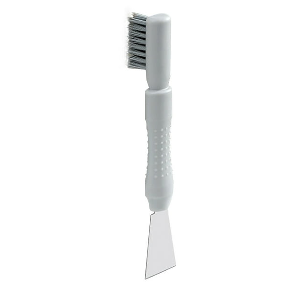 Lydiaunistar Range Hood Degreaser Cleaning Brush - Multi-Function Scraper Tool for Kitchen Grease, Stove Tops, Pots with Stainless Steel Blade and Brush Head