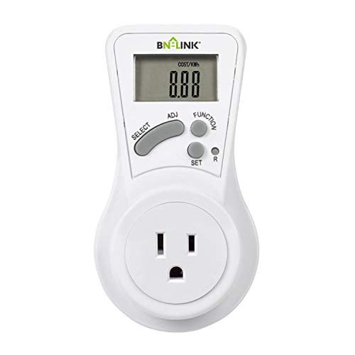 Power Energy Meter Large LCD Electricity Usage Monitor Plug With High Accuracy 