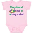 thumbnail image 3 of Inktastic They Found Me in a King Cake Boys or Girls Baby Bodysuit, 3 of 5