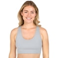 thumbnail image 3 of Fruit of the Loom Women's Seamless Racerback Longline Bra, 2-Pack, Sizes XS-4XL, 3 of 9