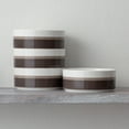 thumbnail image 2 of Noritake ColorStax Stripe Brown Set of 4 Stax Cereal Bowls, 2 of 7