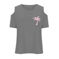 thumbnail image 5 of MUXiin Girls Tops 5t Crew Neck Cute Print Short-Sleeve T-Shirt Trendy Pullover Tops T Shirt for Boys and Girls, 5 of 6