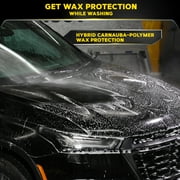 (4 pack) Meguiars Ultimate Car Wash and Wax, Hybrid Glossy Shine and Protection, 48 fl oz.