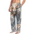 thumbnail image 5 of Cauagu Cool Cloud White Dragon Mens Pajama Pants Sleep & Lounge Pants,PJ Bottoms with Pockets-Small, 5 of 7