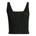 thumbnail image 5 of Self Esteem Juniors’ Lace Square Neck Corset Top, Sizes XS-XL, 5 of 5