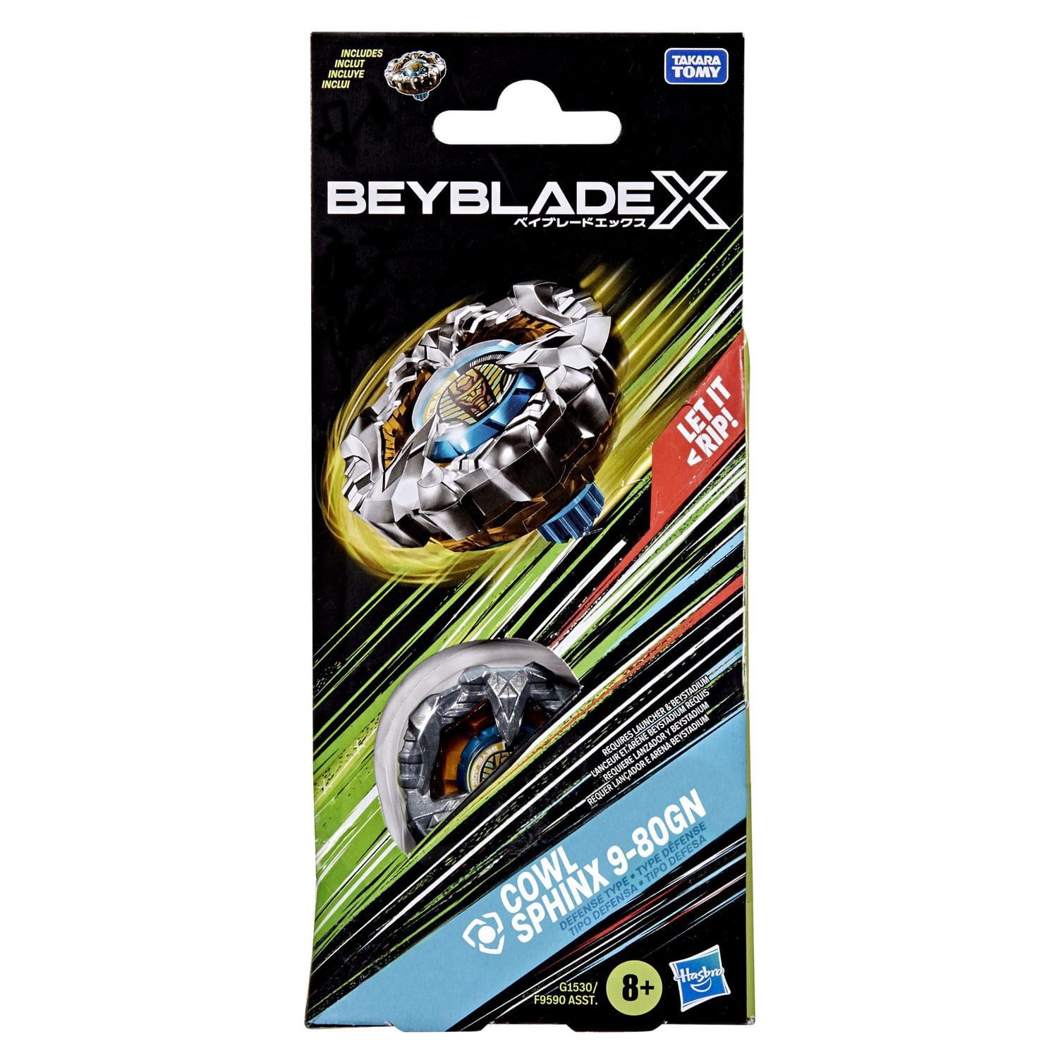 Beyblade X Booster Pack Cowl Sphinx 9-80GN