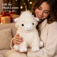 thumbnail image 7 of ReedCA Highland Cow Stuffed Animal Plush Toy for Kids, 10.5 Inch, 7 of 7