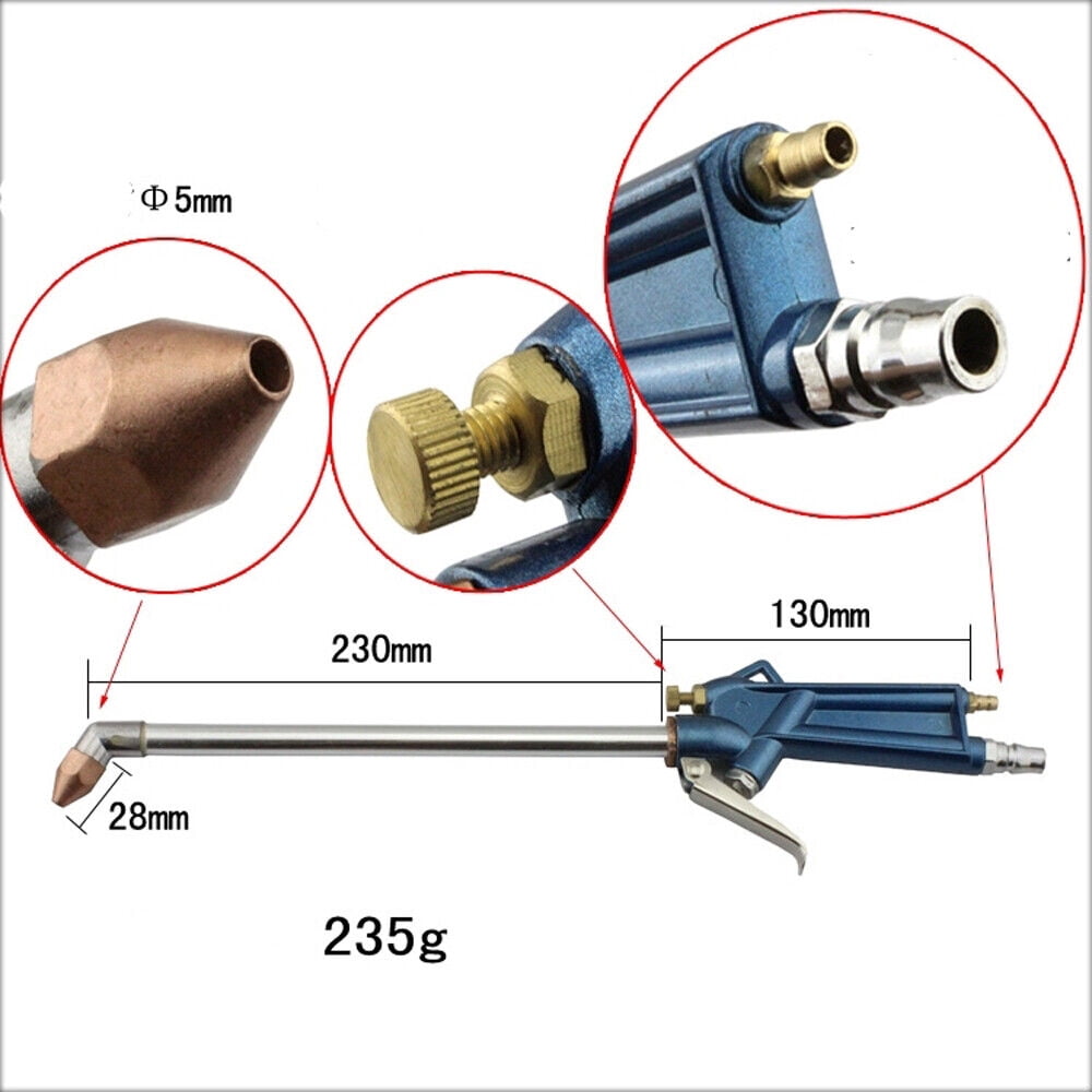 Dual Usage Car Engine Cleaner Air Compressor Duster Blower Water Spray Gun Elbow Nozzle